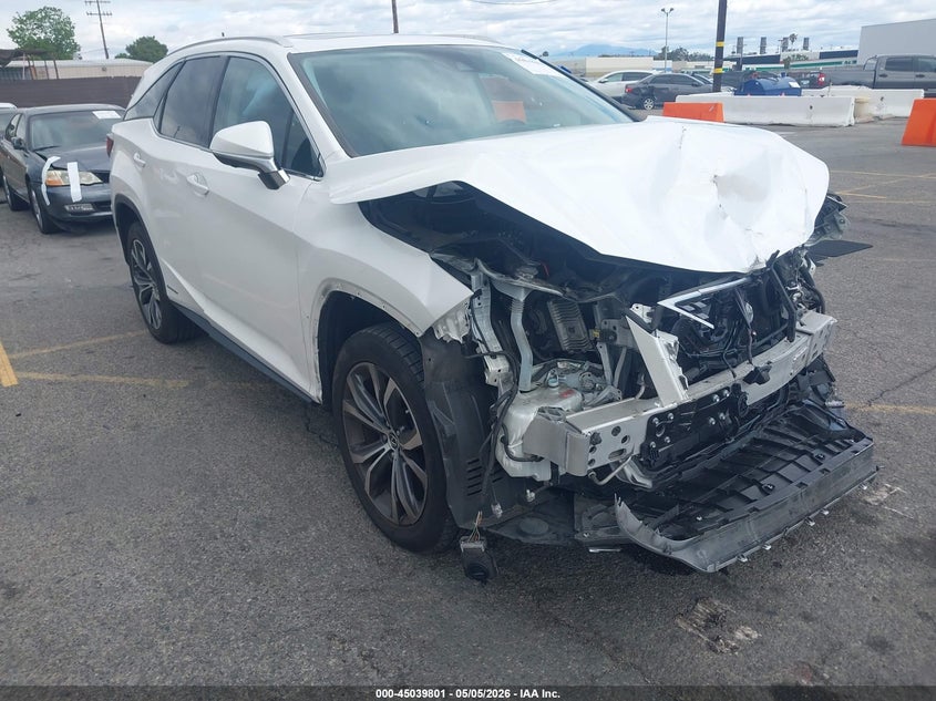 2022 Lexus Rx VIN JTJHGKFA1N2026397 IAAI salvage auction — FRONT END, Salvage (California), sold $14,450 on 2026-07-13 (photo 1)