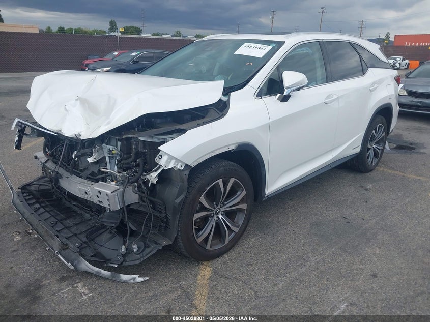 2022 Lexus Rx VIN JTJHGKFA1N2026397 IAAI salvage auction — FRONT END, Salvage (California), sold $14,450 on 2026-07-13 (photo 2)
