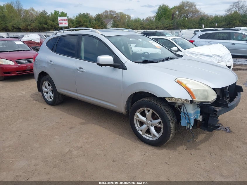 2008 Nissan Rogue VIN JN8AS58V48W400345 IAAI salvage auction — FRONT END, Clear (Indiana), sold $600 on 2026-07-16 (photo 1)