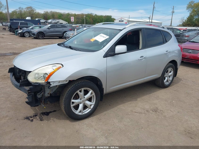 2008 Nissan Rogue VIN JN8AS58V48W400345 IAAI salvage auction — FRONT END, Clear (Indiana), sold $600 on 2026-07-16 (photo 2)