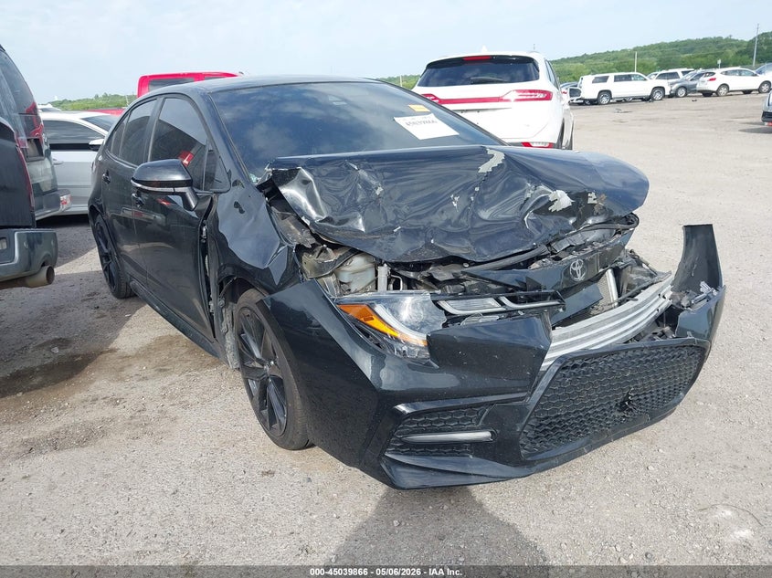 2021 Toyota Corolla VIN 5YFS4MCE6MP086048 IAAI salvage auction — FRONT END, Salvage (Oklahoma), sold $3,550 on 2026-08-01 (photo 1)