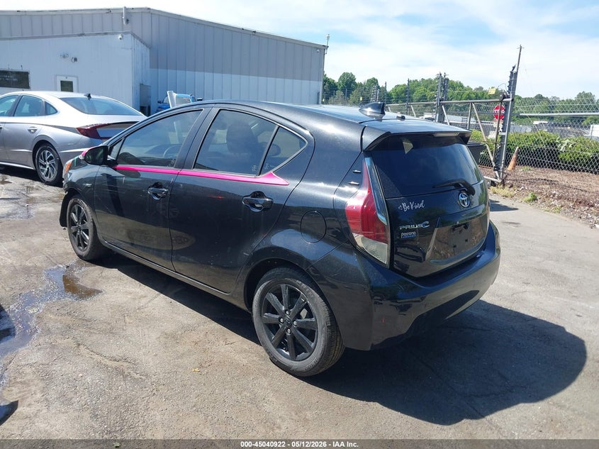 2016 Toyota Prius c VIN JTDKDTB30G1122044 IAAI salvage auction — RIGHT FRONT, Salvage (Idaho), sold $1,100 on 2026-07-09 (photo 3)