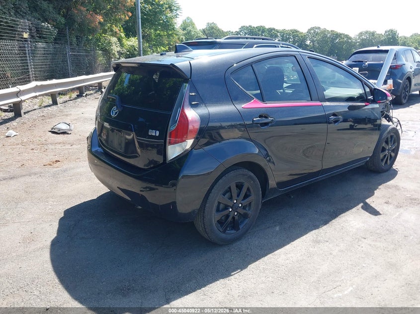 2016 Toyota Prius c VIN JTDKDTB30G1122044 IAAI salvage auction — RIGHT FRONT, Salvage (Idaho), sold $1,100 on 2026-07-09 (photo 4)