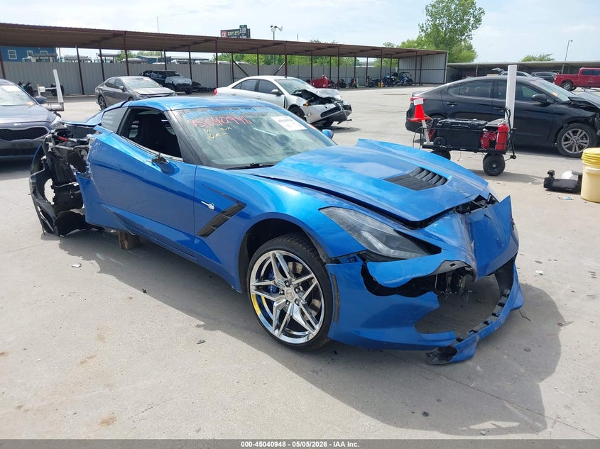 2014 Chevrolet Corvette VIN 1G1YM2D71E5104915 — IAAI salvage auction photo