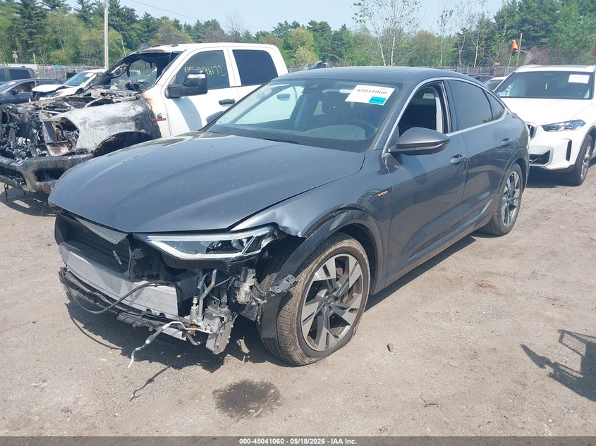 2021 Audi E-tron sportback VIN WA12AAGE9MB013105 IAAI salvage auction — REAR END, Salvage (Massachusetts), sold $10,800 on 2026-07-24 (photo 2)