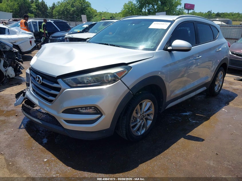 2017 Hyundai Tucson VIN KM8J3CA40HU406455 IAAI salvage auction — FRONT END, Clear (Oklahoma), sold $2,050 on 2026-07-29 (photo 2)