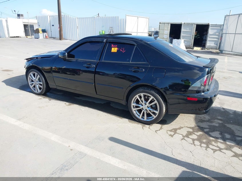 2003 Lexus Is VIN JTHBD192830067570 IAAI salvage auction — BIO HAZARD, Salvage (California), sold $475 on 2026-07-08 (photo 3)