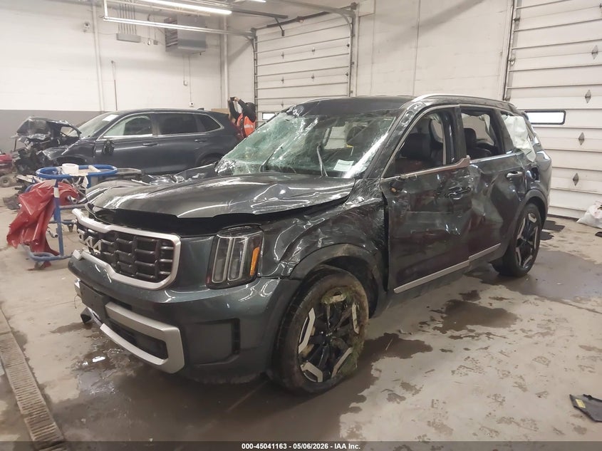 2023 Kia Telluride VIN 5XYP6DGC9PG368167 IAAI salvage auction — ALL OVER, Mv-907A (New York), sold $2,000 on 2026-07-09 (photo 2)