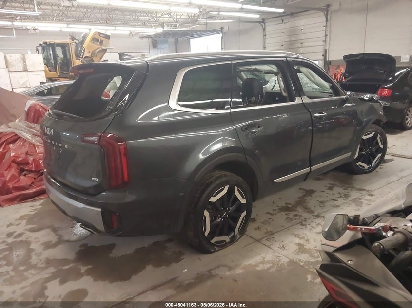 2023 Kia Telluride VIN 5XYP6DGC9PG368167 IAAI salvage auction — ALL OVER, Mv-907A (New York), sold $2,000 on 2026-07-09 (photo 4)