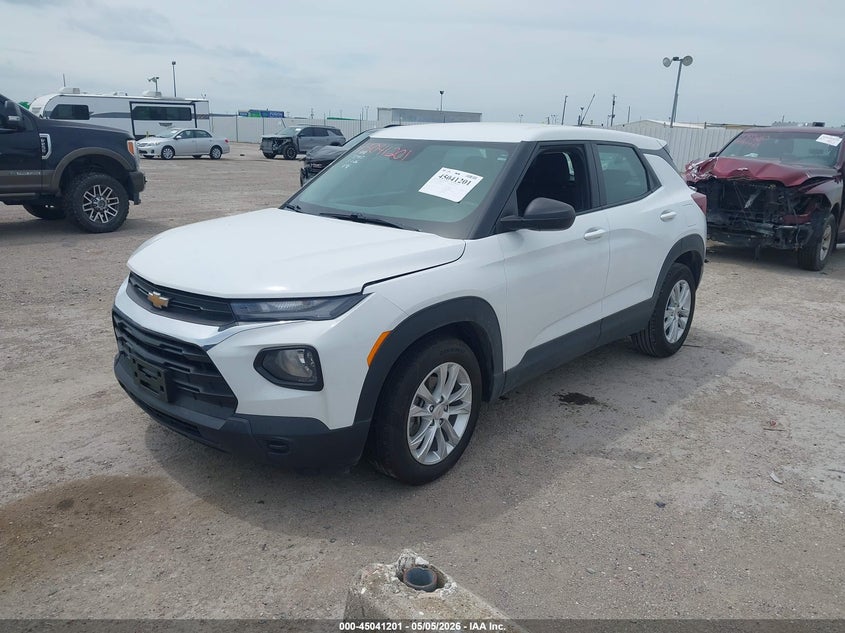 2023 Chevrolet Trailblazer VIN KL79MMS21PB048619 IAAI salvage auction — RIGHT SIDE, Salvage (Texas), sold $2,750 on 2026-07-08 (photo 2)