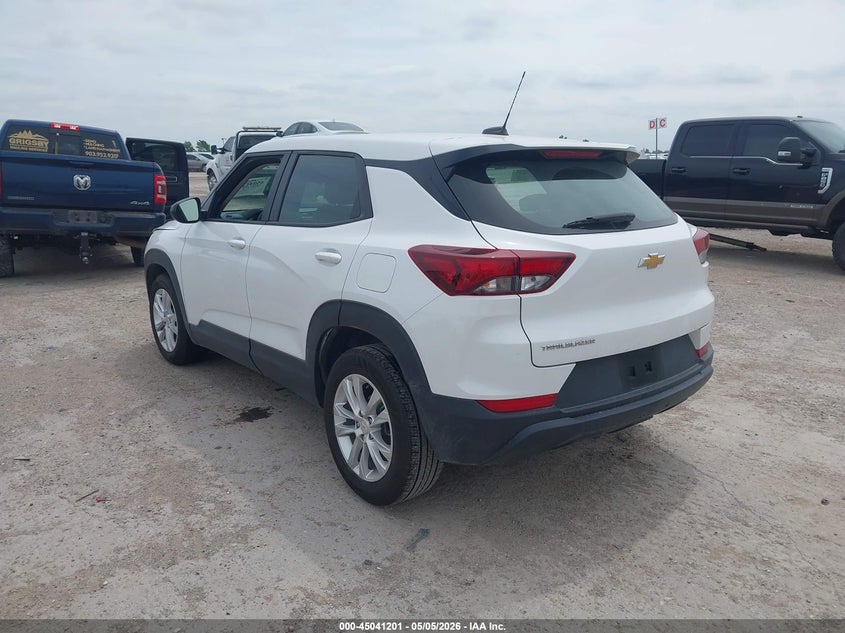 2023 Chevrolet Trailblazer VIN KL79MMS21PB048619 IAAI salvage auction — RIGHT SIDE, Salvage (Texas), sold $2,750 on 2026-07-08 (photo 3)