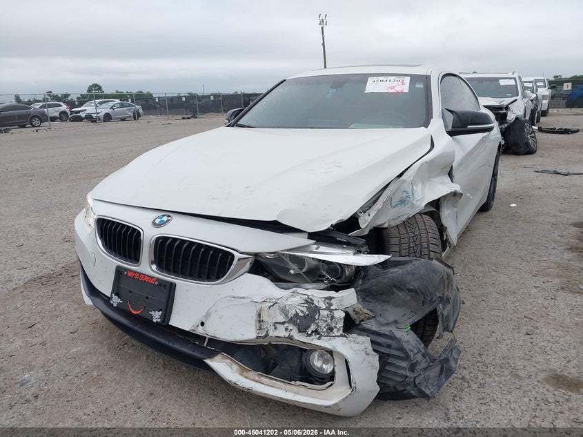 2017 BMW 4er VIN WBA4R7C57HK876343 IAAI salvage auction — LEFT FRONT, Original (Texas), sold $4,675 on 2026-07-14 (photo 2)