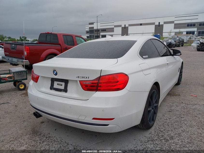 2017 BMW 4er VIN WBA4R7C57HK876343 IAAI salvage auction — LEFT FRONT, Original (Texas), sold $4,675 on 2026-07-14 (photo 4)