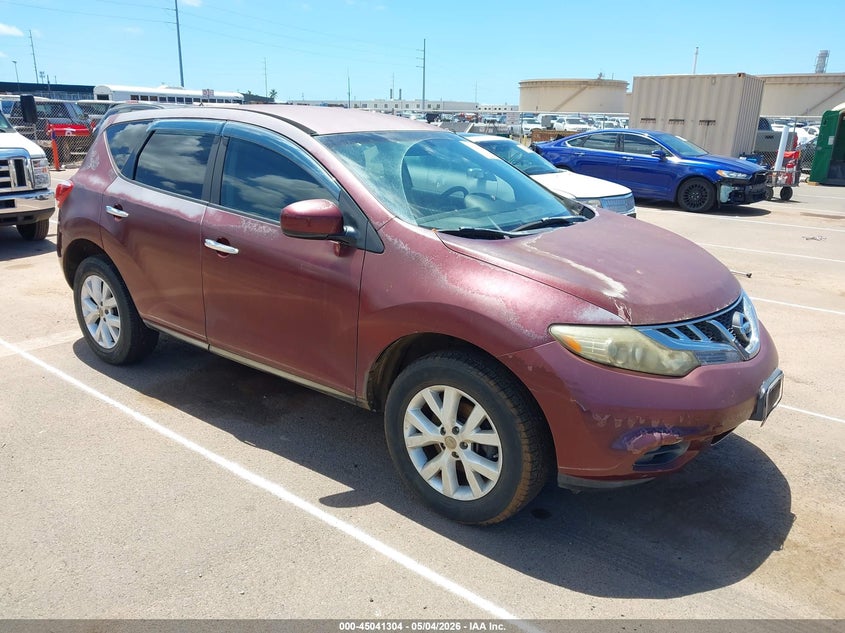 2012 Nissan Murano VIN JN8AZ1MU7CW100700 IAAI salvage auction — NORMAL WEAR, Bill Of Sale (Hawaii), sold $75 on 2026-07-28 (photo 1)