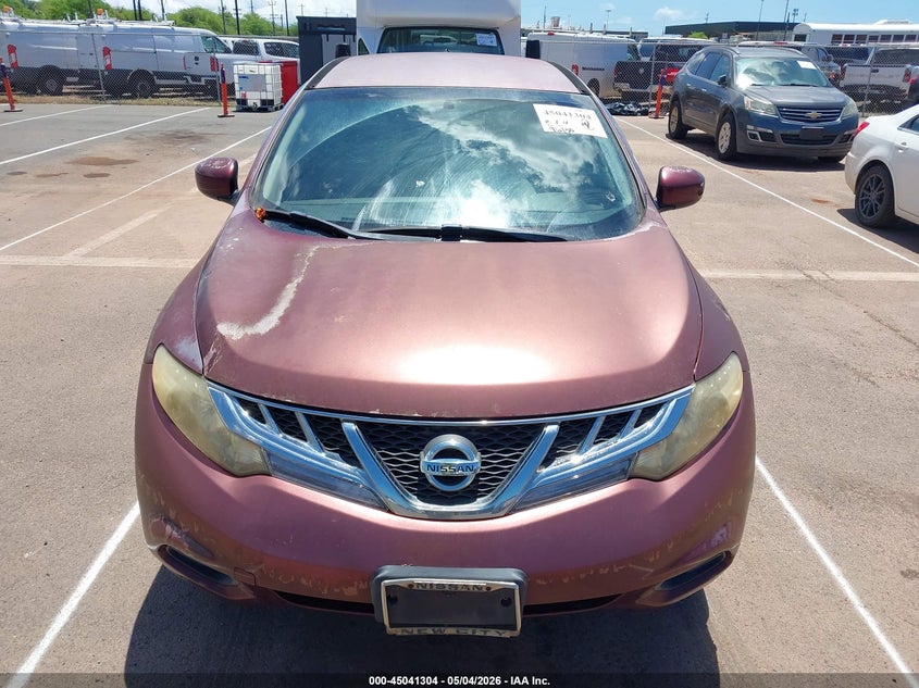 2012 Nissan Murano VIN JN8AZ1MU7CW100700 IAAI salvage auction — NORMAL WEAR, Bill Of Sale (Hawaii), sold $75 on 2026-07-28 (photo 6)