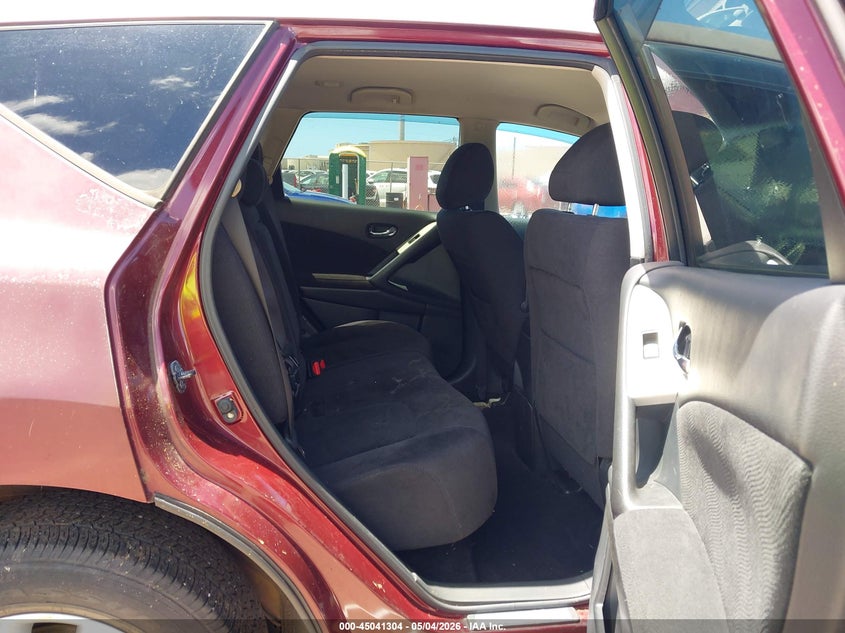 2012 Nissan Murano VIN JN8AZ1MU7CW100700 IAAI salvage auction — NORMAL WEAR, Bill Of Sale (Hawaii), sold $75 on 2026-07-28 (photo 8)