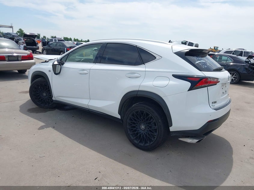 2017 Lexus Nx VIN JTJBARBZ3H2139610 IAAI salvage auction — FRONT END, Salvage Title, sold $1,725 on 2026-07-29 (photo 3)