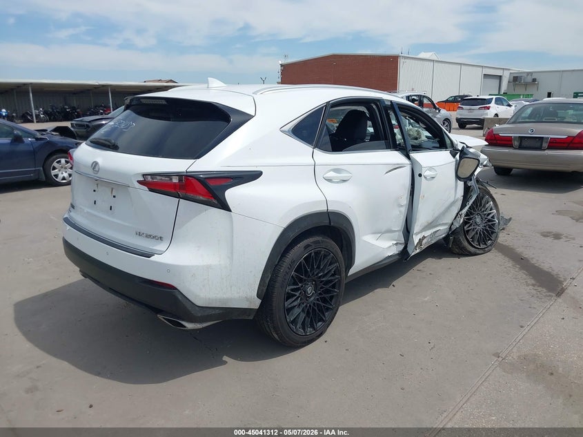2017 Lexus Nx VIN JTJBARBZ3H2139610 IAAI salvage auction — FRONT END, Salvage Title, sold $1,725 on 2026-07-29 (photo 4)