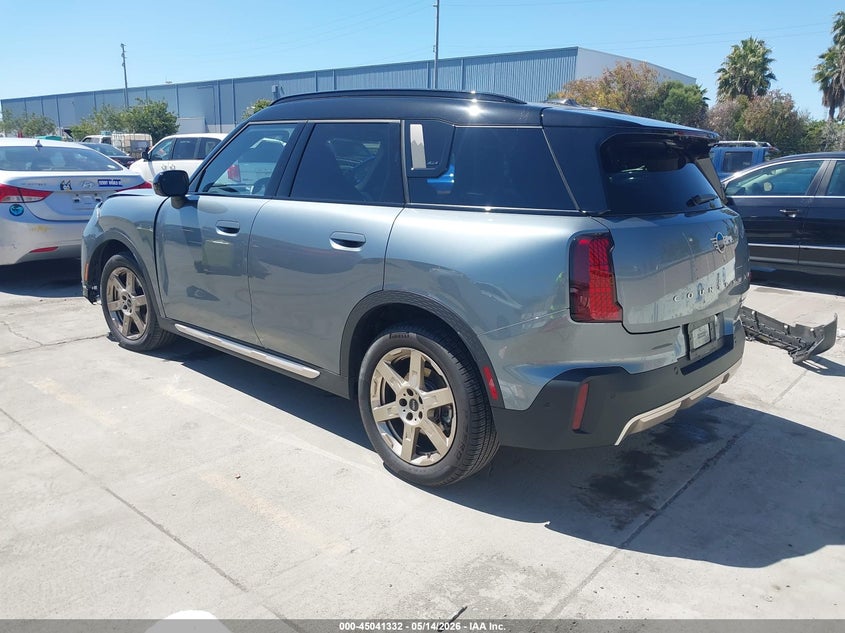 2025 Mini Countryman VIN WMZ23GA01S7P74629 IAAI salvage auction — FRONT END, Clear - Dealer Only (California), sold $8,300 on 2026-07-06 (photo 3)