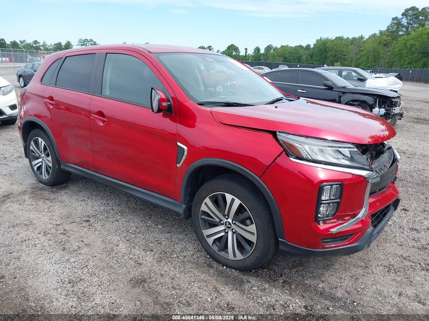 2022 Mitsubishi Outlander VIN JA4ARUAU7NU016869 IAAI salvage auction — FRONT END, Salvage Title, sold $3,650 on 2026-07-29 (photo 1)