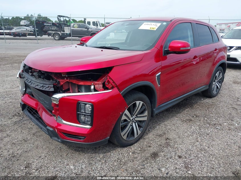 2022 Mitsubishi Outlander VIN JA4ARUAU7NU016869 IAAI salvage auction — FRONT END, Salvage Title, sold $3,650 on 2026-07-29 (photo 2)