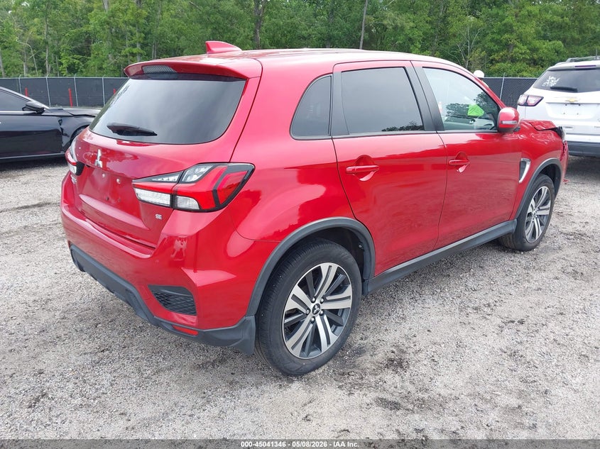 2022 Mitsubishi Outlander VIN JA4ARUAU7NU016869 IAAI salvage auction — FRONT END, Salvage Title, sold $3,650 on 2026-07-29 (photo 4)