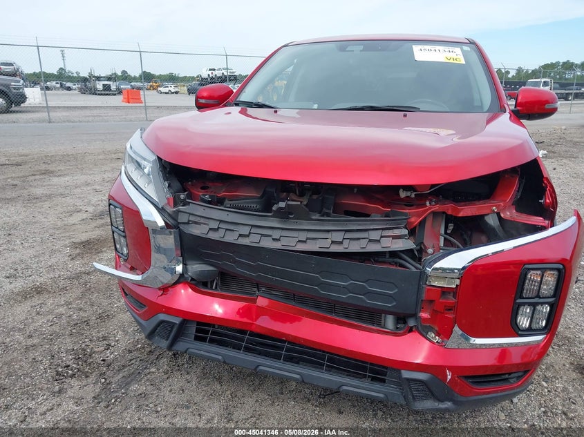 2022 Mitsubishi Outlander VIN JA4ARUAU7NU016869 IAAI salvage auction — FRONT END, Salvage Title, sold $3,650 on 2026-07-29 (photo 6)