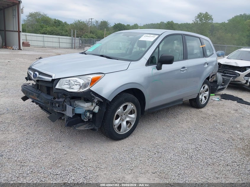 2016 Subaru Forester VIN JF2SJAAC9GH483330 IAAI salvage auction — FRONT END, Salvage (Ohio), sold $1,250 on 2026-07-15 (photo 2)