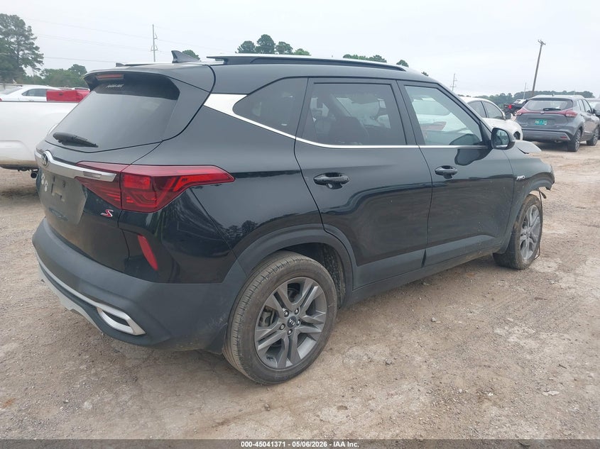 2021 Kia Seltos VIN KNDEUCAAXM7227289 IAAI salvage auction — FRONT END, Salvage (Texas), sold $2,850 on 2026-07-09 (photo 4)