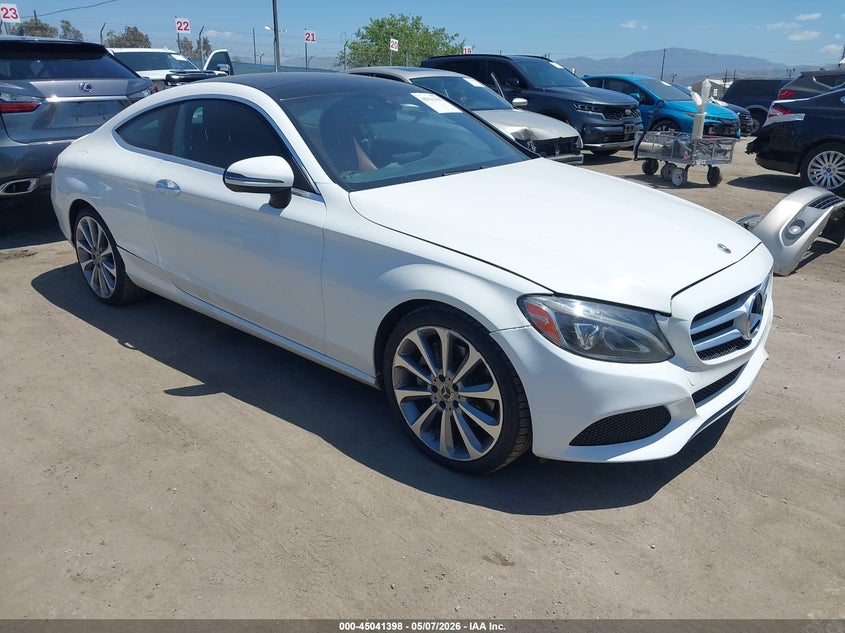 2018 Mercedes-benz C-klasse VIN WDDWJ4JB7JF729812 IAAI salvage auction — UNKNOWN, Clear - Dealer Only (California), sold $5,550 on 2026-07-29 (photo 1)