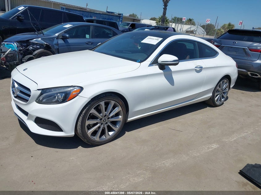 2018 Mercedes-benz C-klasse VIN WDDWJ4JB7JF729812 IAAI salvage auction — UNKNOWN, Clear - Dealer Only (California), sold $5,550 on 2026-07-29 (photo 2)