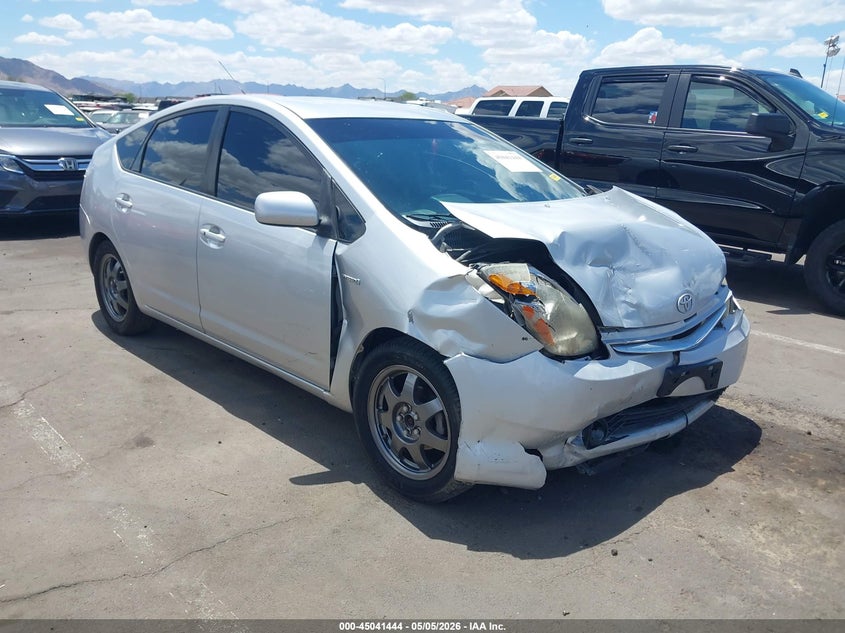 2007 Toyota Prius VIN JTDKB20U873294645 IAAI salvage auction — RIGHT FRONT, Salvage (Arizona), sold $250 on 2026-07-07 (photo 1)