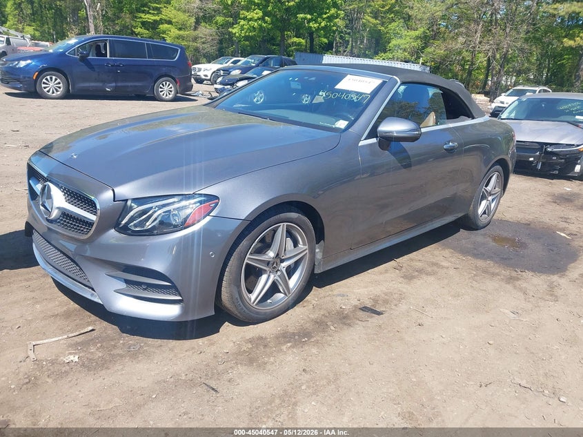 2018 Mercedes-benz E-klasse VIN WDD1K6GB0JF041287 IAAI salvage auction — LEFT SIDE, Mv-907A (New York), sold $13,500 on 2026-08-11 (photo 2)