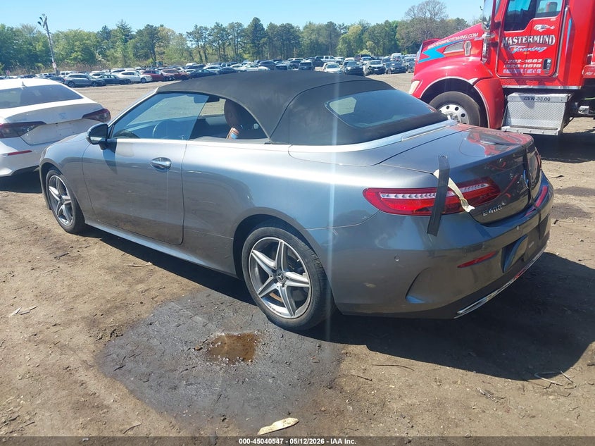 2018 Mercedes-benz E-klasse VIN WDD1K6GB0JF041287 IAAI salvage auction — LEFT SIDE, Mv-907A (New York), sold $13,500 on 2026-08-11 (photo 3)