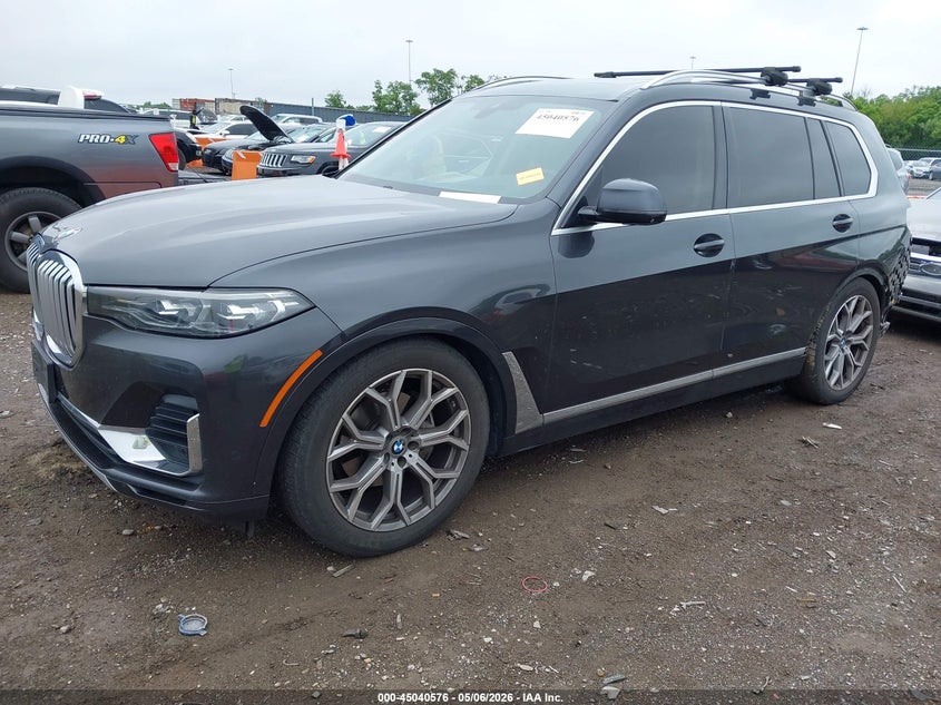 2021 BMW X7 VIN 5UXCW2C01M9H51792 IAAI salvage auction — REAR END, Salvage (Tennessee), sold $22,050 on 2026-07-17 (photo 2)
