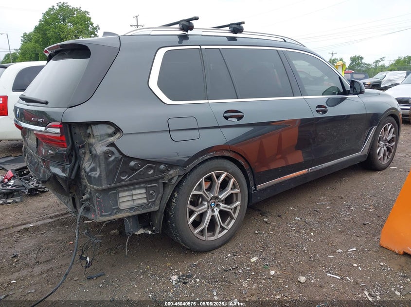 2021 BMW X7 VIN 5UXCW2C01M9H51792 IAAI salvage auction — REAR END, Salvage (Tennessee), sold $22,050 on 2026-07-17 (photo 4)
