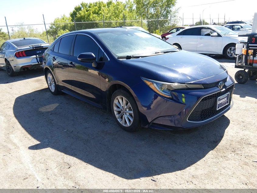2021 Toyota Corolla VIN 5YFFPMAE9MP176211 IAAI salvage auction — LEFT REAR, Salvage (New Mexico), sold $7,100 on 2026-07-13 (photo 1)