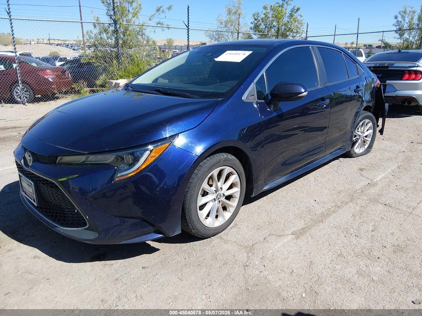 2021 Toyota Corolla VIN 5YFFPMAE9MP176211 IAAI salvage auction — LEFT REAR, Salvage (New Mexico), sold $7,100 on 2026-07-13 (photo 2)