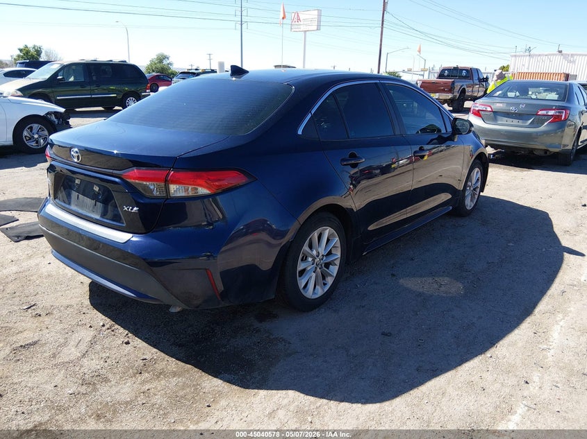 2021 Toyota Corolla VIN 5YFFPMAE9MP176211 IAAI salvage auction — LEFT REAR, Salvage (New Mexico), sold $7,100 on 2026-07-13 (photo 4)