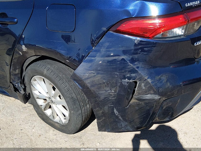 2021 Toyota Corolla VIN 5YFFPMAE9MP176211 IAAI salvage auction — LEFT REAR, Salvage (New Mexico), sold $7,100 on 2026-07-13 (photo 6)
