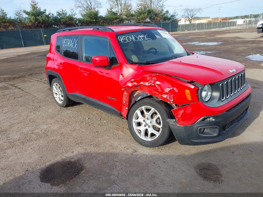 2015 Jeep Renegade VIN ZACCJABT4FPB22192 IAAI salvage auction — RIGHT SIDE, Clear (Indiana), sold $1,700 on 2026-07-14 (photo 1)