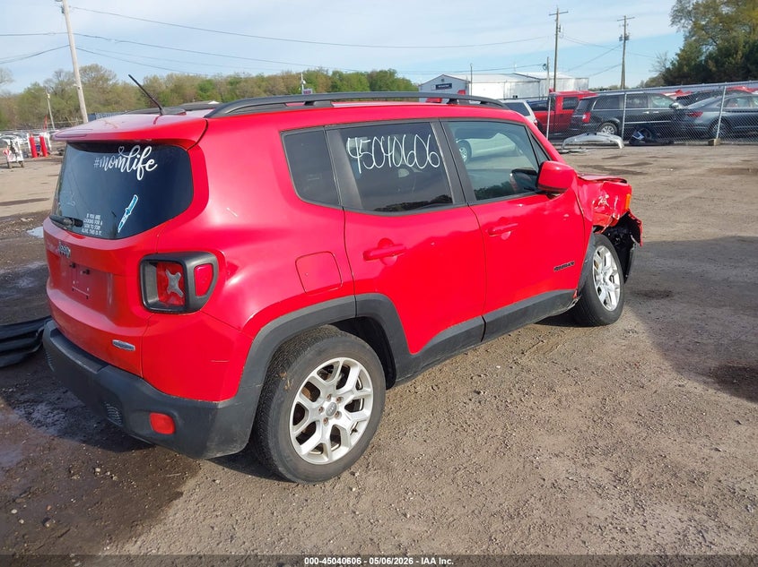2015 Jeep Renegade VIN ZACCJABT4FPB22192 IAAI salvage auction — RIGHT SIDE, Clear (Indiana), sold $1,700 on 2026-07-14 (photo 4)