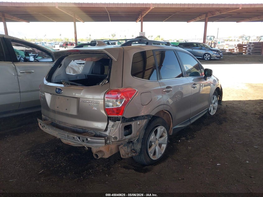 2016 Subaru Forester VIN JF2SJAHC1GH514494 IAAI salvage auction — ROLLOVER, Salvage (Arizona), sold $600 on 2026-07-21 (photo 4)