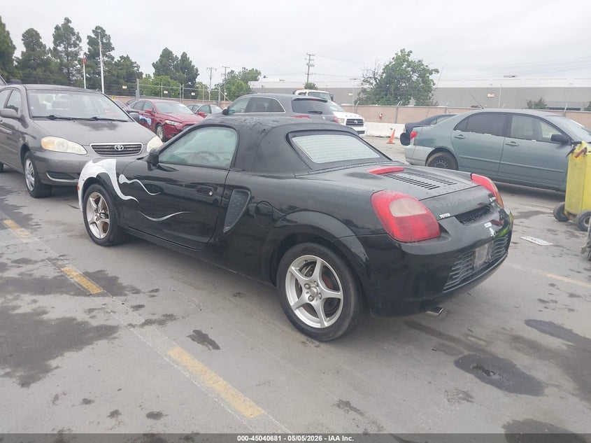 2001 Toyota Mr2 VIN JTDFR320410029422 IAAI salvage auction — FRONT END, Clear - Dealer Only (California), sold $825 on 2026-07-20 (photo 3)
