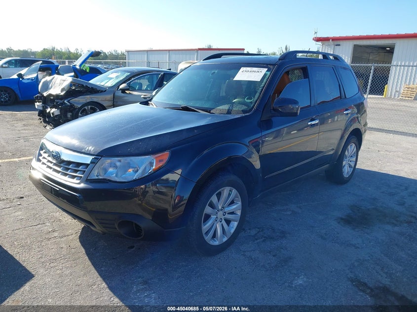 2011 Subaru Forester VIN JF2SHBDCXBH745183 IAAI salvage auction — RIGHT FRONT, Rebuildable (Florida), sold $350 on 2026-07-06 (photo 2)