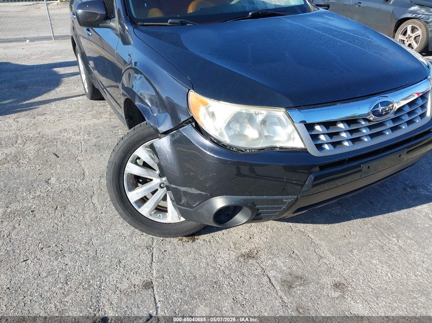 2011 Subaru Forester VIN JF2SHBDCXBH745183 IAAI salvage auction — RIGHT FRONT, Rebuildable (Florida), sold $350 on 2026-07-06 (photo 6)