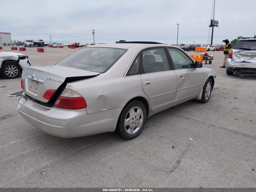 2004 Toyota Avalon VIN 4T1BF28B84U346252 IAAI salvage auction — FRONT & REAR, Salvage (Missouri), sold $425 on 2026-07-09 (photo 4)