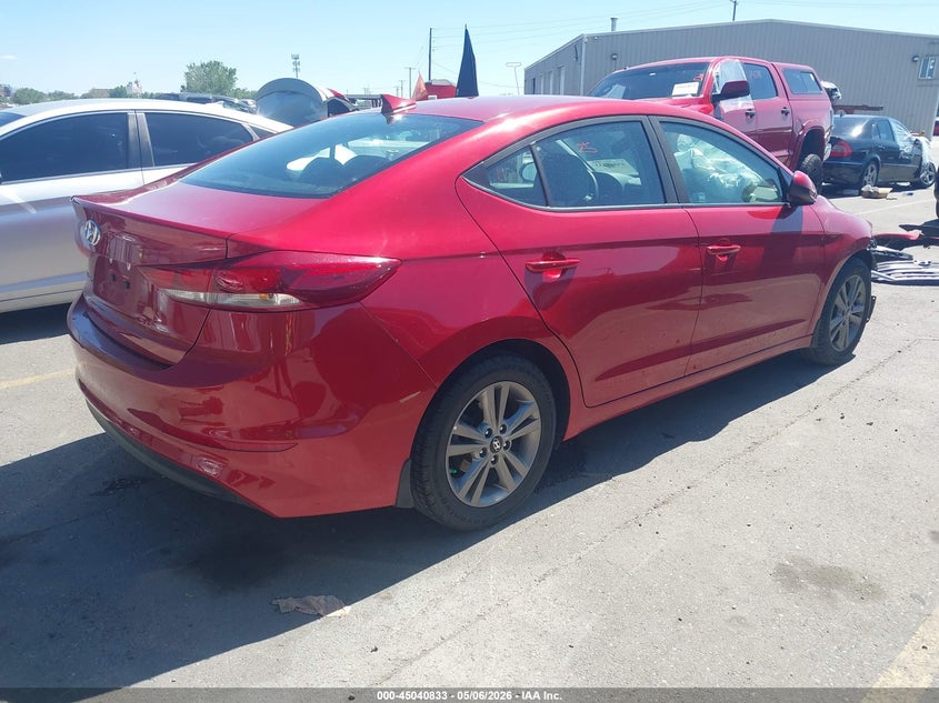 2018 Hyundai Elantra VIN 5NPD84LF7JH278996 IAAI salvage auction — FRONT END, Salvage (Utah), sold $1,625 on 2026-07-09 (photo 4)