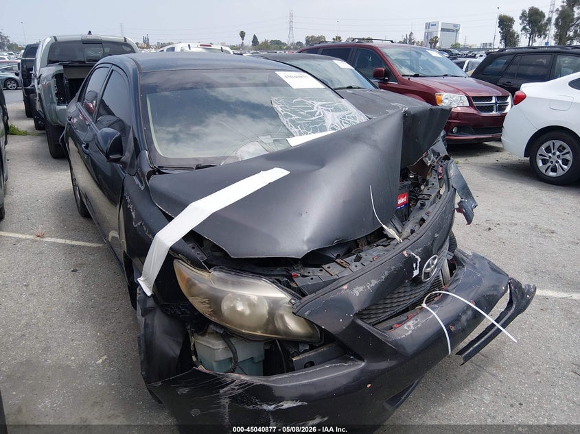 2010 Toyota Corolla VIN JTDBU4EE7AJ061303 IAAI salvage auction — FRONT & REAR, Salvage (California), sold $225 on 2026-07-30 (photo 1)