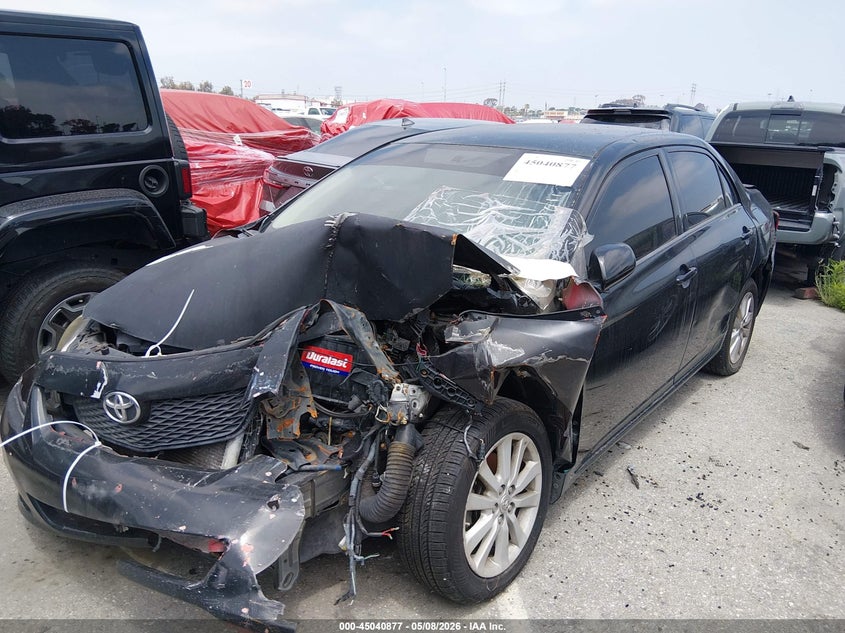 2010 Toyota Corolla VIN JTDBU4EE7AJ061303 IAAI salvage auction — FRONT & REAR, Salvage (California), sold $225 on 2026-07-30 (photo 2)